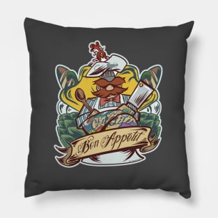 Swedish Chef Life Bon Appetit Pillow