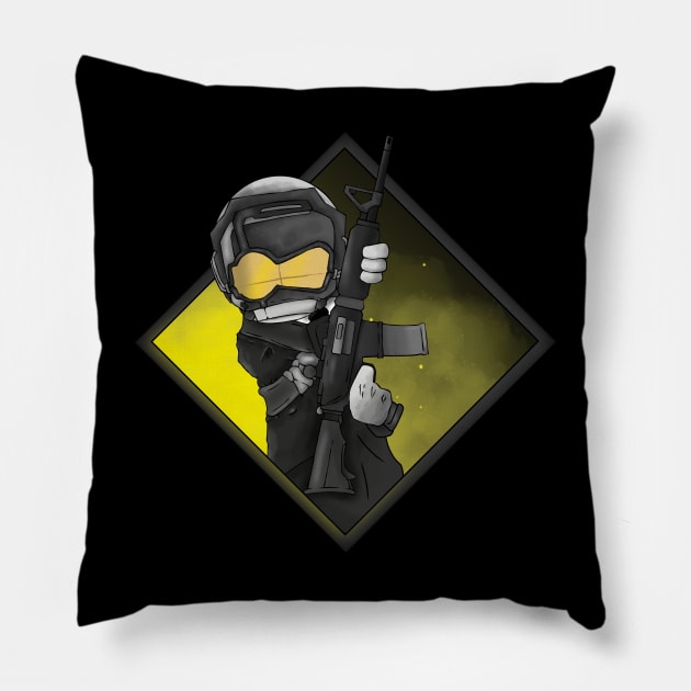 Madness combat AAHW Engineer grunt art Pillow by Renovich