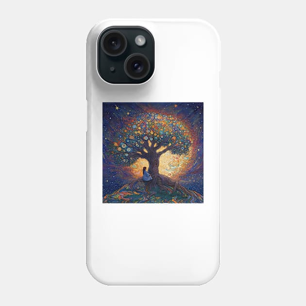 Psychedelic Under the Stars Phone Case by thewandswant