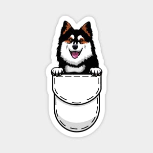 Funny Finnish Lapphund Pocket Dog Magnet