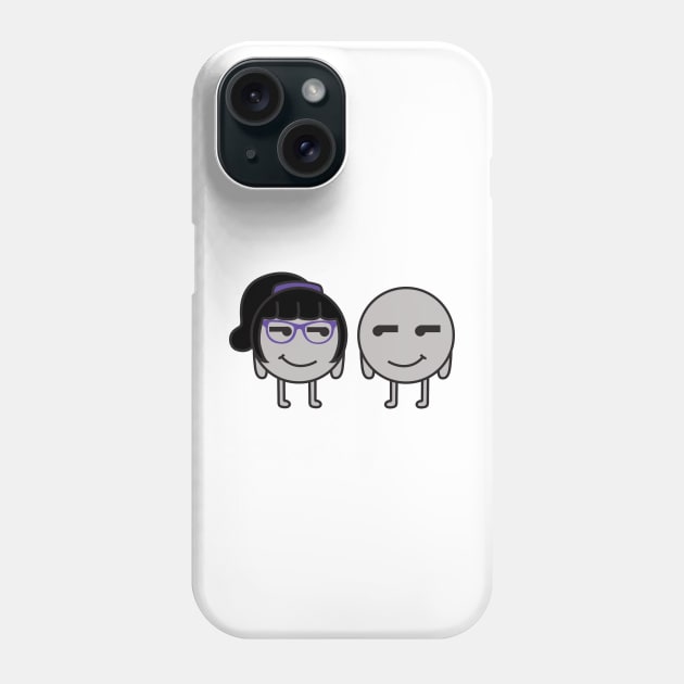 Neutrona and Neutron Phone Case by TheSubatomicP