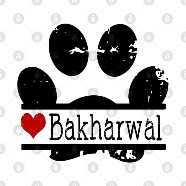 Bakharwal dog paw print by artsytee