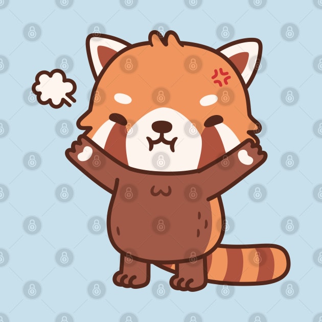 Angry But Cute Red Panda by rustydoodle