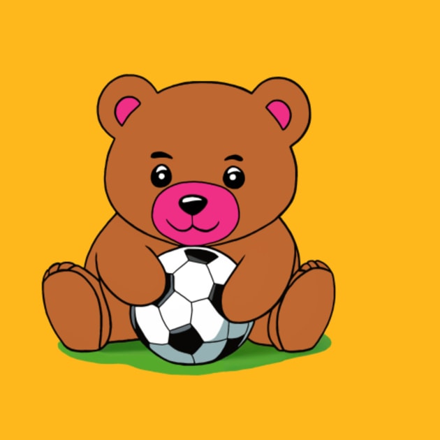 Little Bear soccer player by SaBa Store