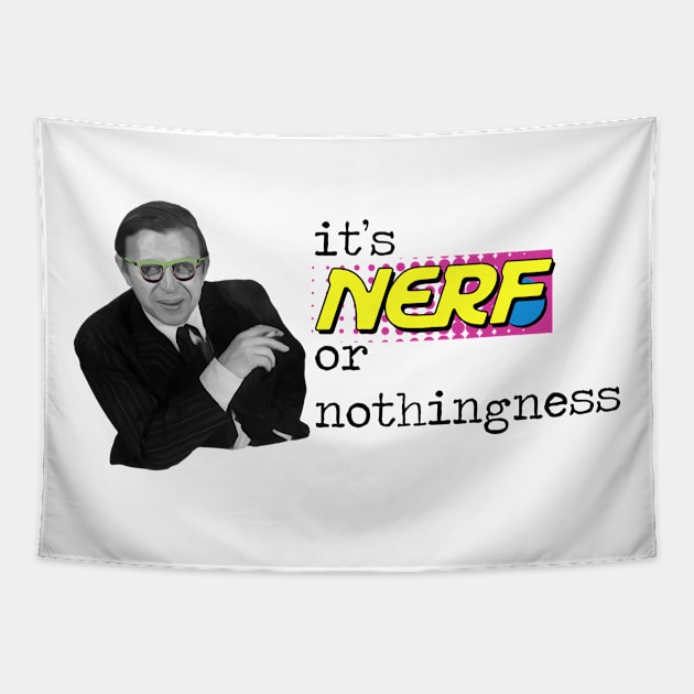 Nerf or Nothingness Tapestry by HopNationUSA