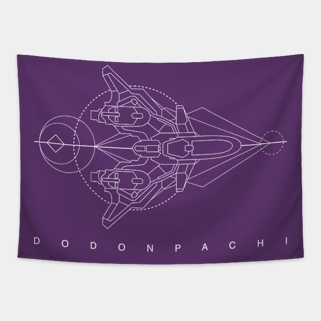 DoDonPachi geometric Tapestry by JMADISON