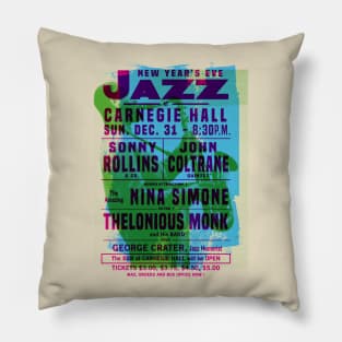 Sonny Rollins tour poster graphic Pillow