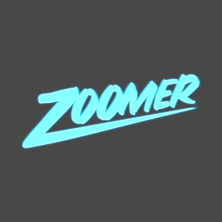 Zoomer Neon Blue T-Shirt