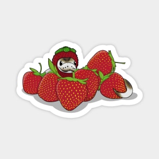 Strawberry Snake Magnet