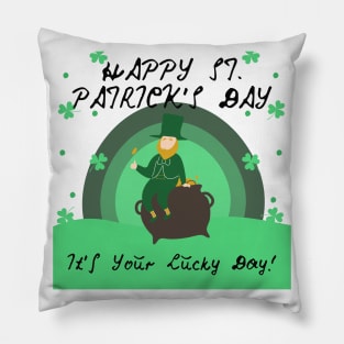 St. Patrick's Day Design Pillow