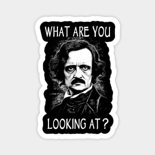 What Are You Looking At - Funny Edgar Allan Poe Magnet