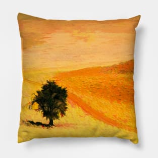 Desert landscape Pillow