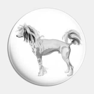 Chinese Crested dog Pin