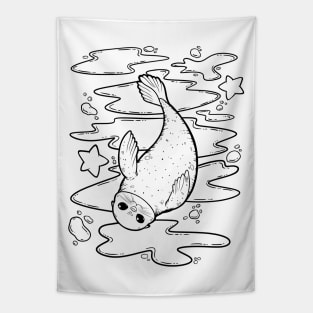 Cute Seal Tapestry