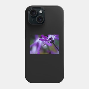 Purple rain drops Phone Case