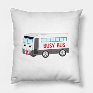 Busy Bus Pillow