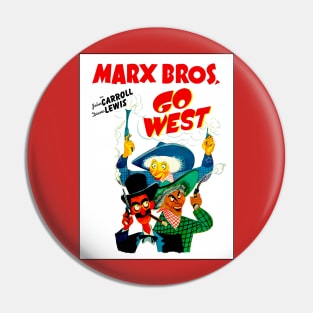 Go West Movie Poster Pin