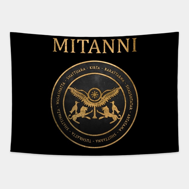 Mitanni Bronze Age Civilization Mitanni Kings Tapestry by AgemaApparel