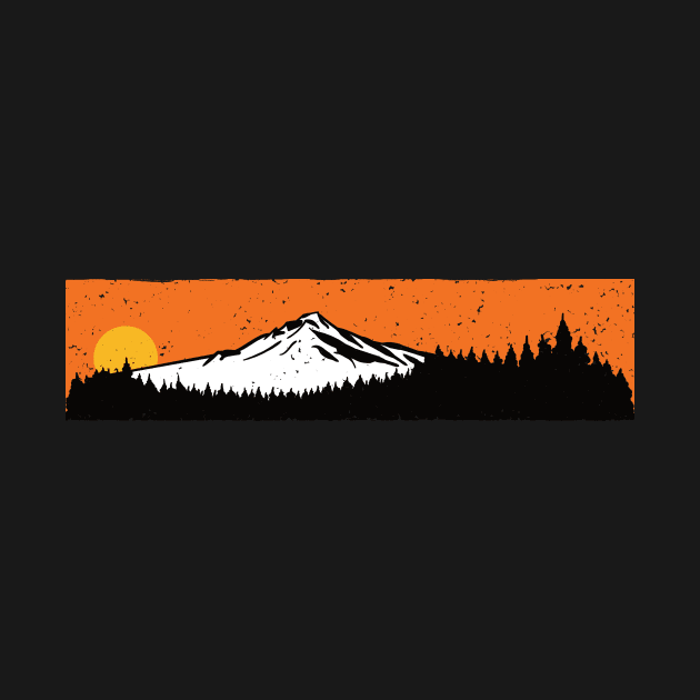 Mount Hood Sunset by M. Pidgeon Design