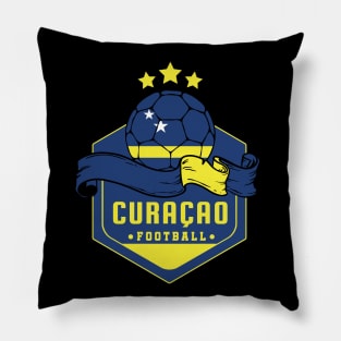 Curacao Football Pillow