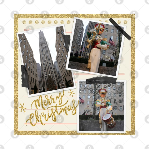 Merry Christmas from the Rockefeller Plaza in NYC by Christine aka stine1