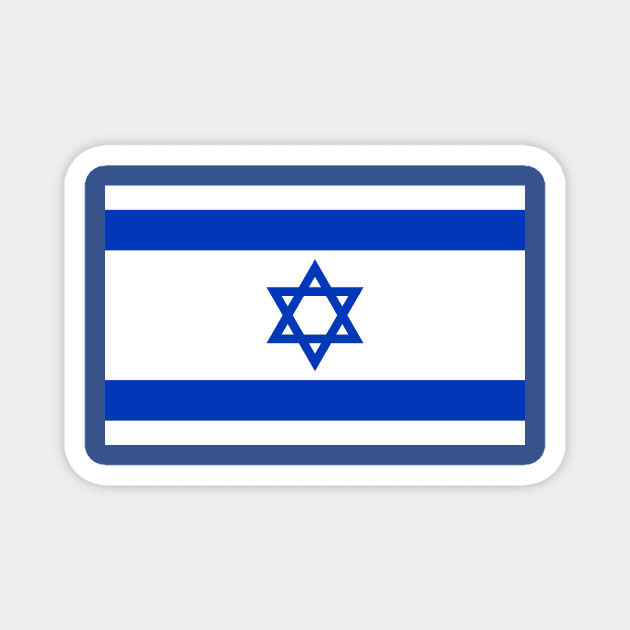 Israel Flag Magnet by designseventy