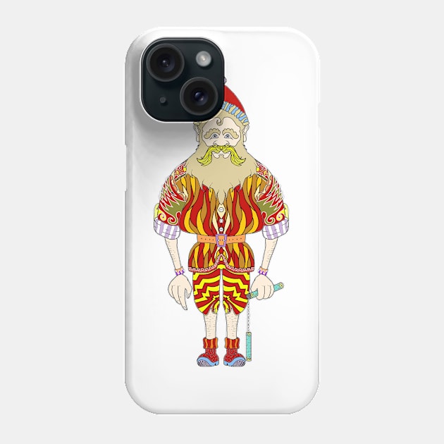 santa claus otherworldly Phone Case by ArtHUROOL