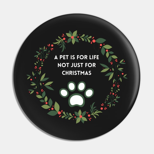 Adopt don't shop this Christmas Pin by LukjanovArt