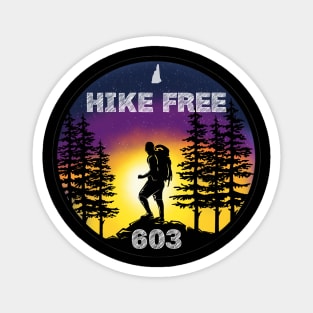 Hike Free 603 - Summit Sunset in New Hampshire Magnet