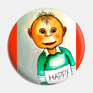 Happy boy Pin