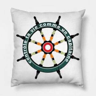 controle ta vie comme un capitaine by chakibium Pillow