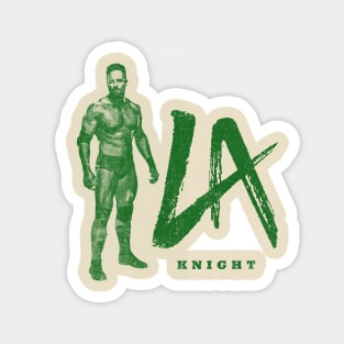 LA Knight #2 // green solid style Magnet