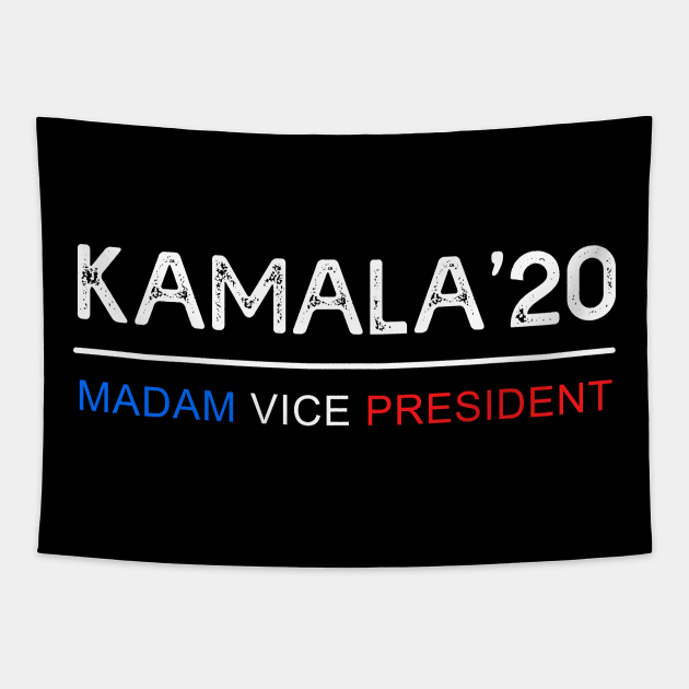 Kamala Harris Madam Vice President Tapestry by MasliankaStepan