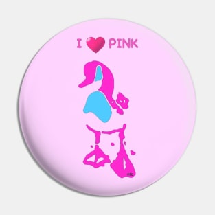 I LOVE PINK Pin