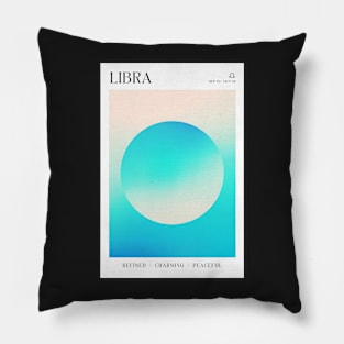 Libra Zodiac Astrology Sign Aura Pillow