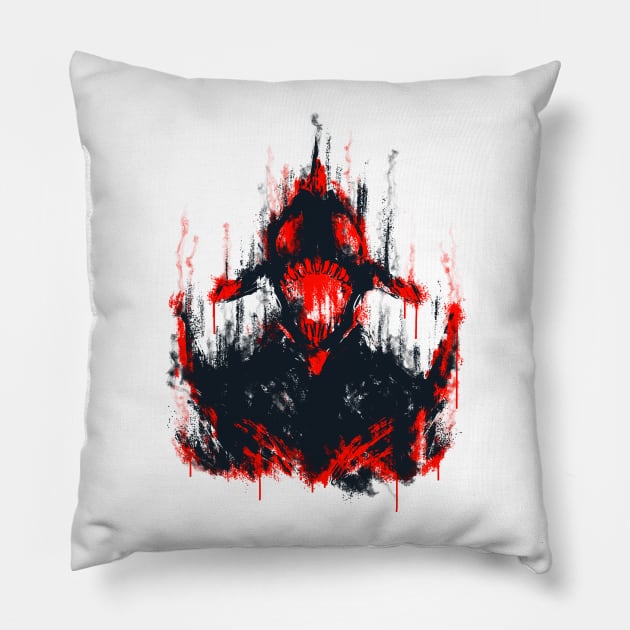 Eva-01 Ink Pillow by Dracortis