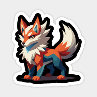 Fierce Fantasy Wolf Magnet