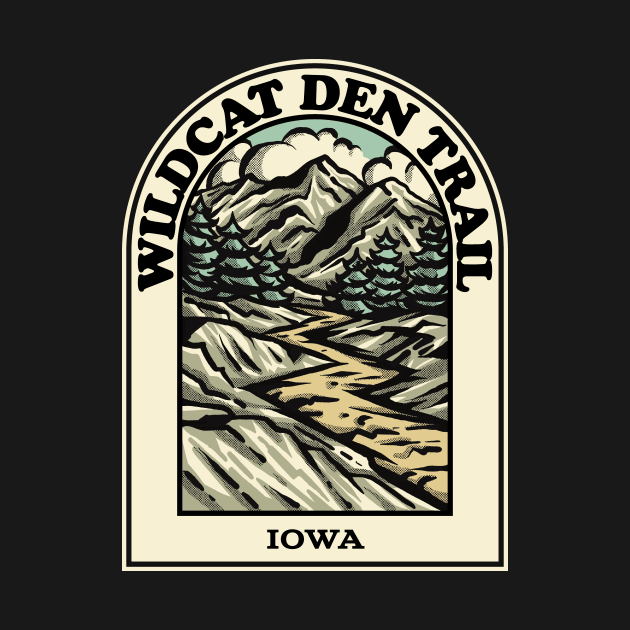 Wildcat Den Trail Iowa hiking backpacking trail by HalpinDesign