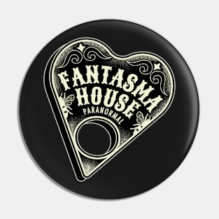 Fantasma House Paranormal Planchette BLACK Pin