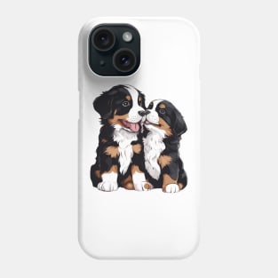bernese mountain dog puppy Phone Case