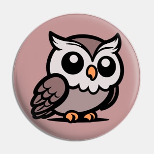 Cartoon Owl Pin