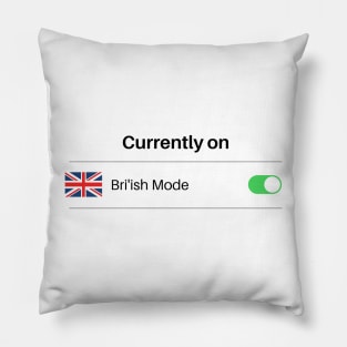 Bri'ish Mode Pillow