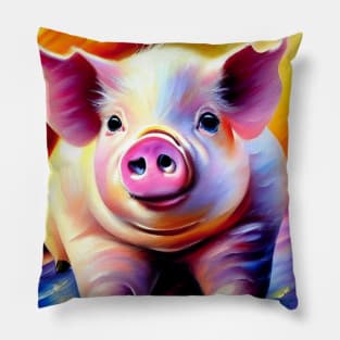 Pink Pig Pillow