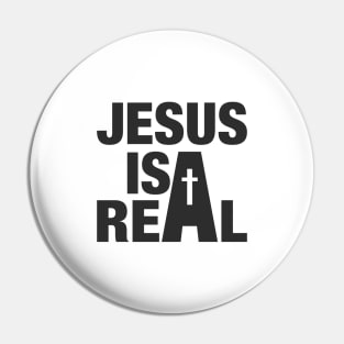 'Jesus Is Real' Love For Religion Shirt Pin