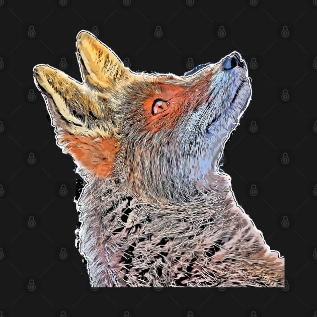 Fox cartoon art #fox by JBJart