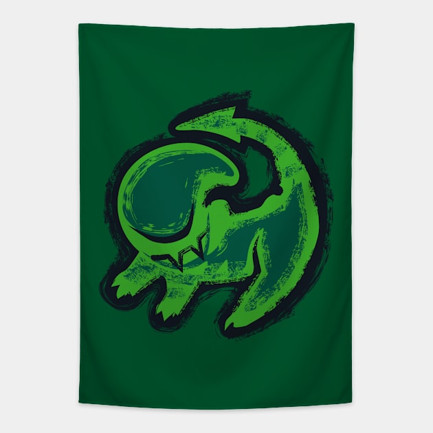 Alien king Tapestry by sant2