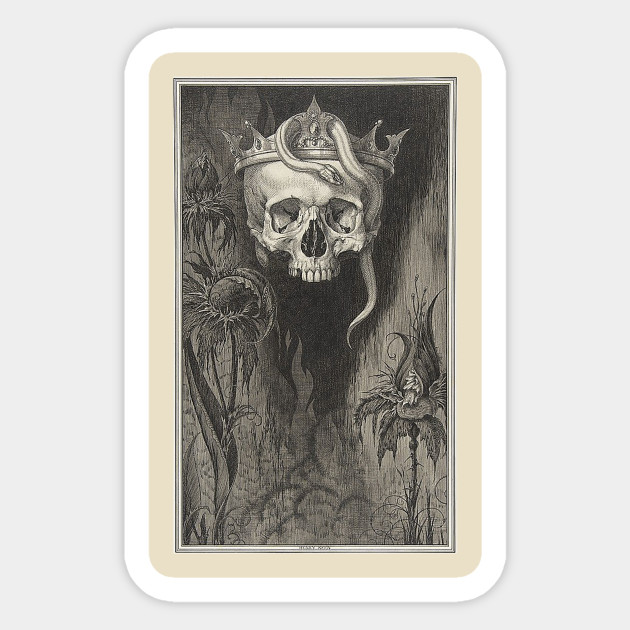 The King - Occult - Sticker