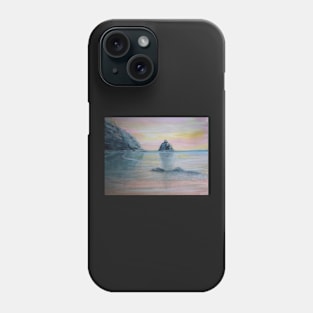 Pembrokeshire Sunset. Church Rock Phone Case