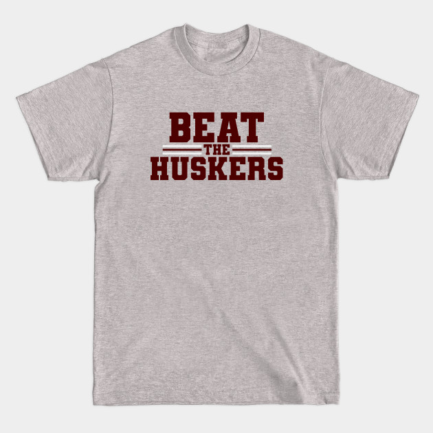 Discover Beat the Huskers // Oklahoma Football - Oklahoma Football - T-Shirt