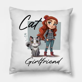 Cat Girlfriend Pillow